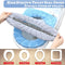 Reginary 16 Pcs Thicker Toilet Seat Cover Pads Bathroom Soft Toilet Seat Warmer Stretchable Washable Fibre Cloth Toilet Seat Cushion Cover Toilet Seat Cover, Easy Installation