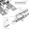 2 pcs 3 Inch Barrel Bolt Security Lock, Stainless Steel Slide Latch Lock with Screwdriver Slide Door Latch for Chests, Cabinets, Windows, Fences