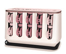 Remington PROluxe H9100 Heated Hair Rollers OPTIheat Technology Innovative Clip Design Two Sizes (25mm, 32mm) Pink/Black