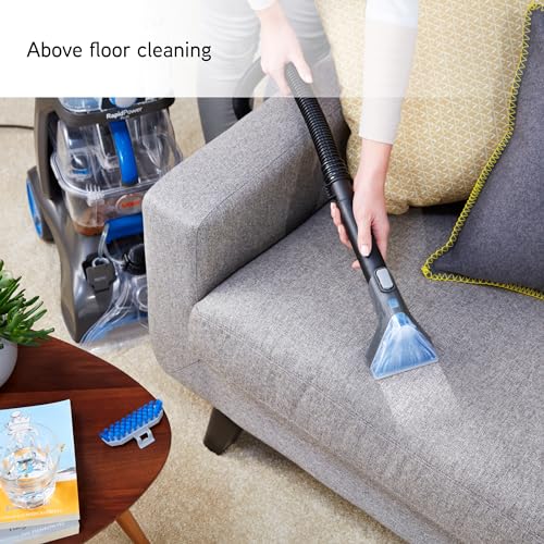 Vax Rapid Power Plus Carpet Cleaner |Includes Additional Tools | Deep Clean and Leaves Carpets Dry in Less Than 1hr | XL Tank Capacity - CWGRV021, 2.5 Litre, Graphite, 240W