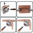 2 Set of NUZAMAS 90 Degree Corner Clamp Right Angle Clamp Aluminum Alloy Made, Adjustable Swing Jaw Corner Clamp, Woodworking Vice Wood Metal Welding Gussets, Single Handle