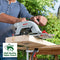 Bosch Home & Garden 18V Cordless Circular Saw 160mm Without Battery, Includes Blade, Dust Extraction Adapter & Parallel Guide, 53mm Cutting Depth (UniversalCirc 18V-53)