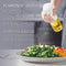 Flairosol OLIVIA.The Original,Advanced Oil Sprayer for Cooking,Salad Dressings & More with Portion Control,Trusted by Professional Chefs.(Glass Bottle,Golden Print) 130ml/4.4 oz,(FL1002)