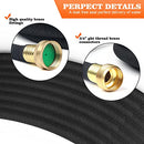 Soaker Hose 150 FT for Garden with 1/2" Diameter Irrigation Hose Save 70% of Water Solid Brass Interface Eminently Suitable for Lawn and Garden Bed Cover