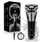 Shavers for Men Electric Razor Pubic Hair, Razors for Men Electric Shaver, Razor Men Electric Waterproof IPX7, Man Electric Shavers with Pop-Up Trimmer, 80000 power-1h Fast Charging-3D Floating Head