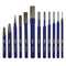 IRWIN Chisel Set, Chisel and Punch, 12-Pack with Various Sizes, Tempered for Durability, Great for Woodworking (IRHT82529)
