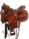 Horse Saddlery IMPEX Premium Leather Western Barrel Racing Horse Saddle Tack-Size 14" to 18" inches Seat Available, Free Matching Leather Headstall, Breast Collar & Reins (16.5)