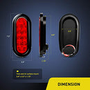 Nilight Munchkin Stay Put Suction Bowl LED Trailer Tail Lights