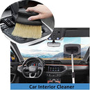 HIWIND Windshield Cleaning Tool Car Glass Cleaner Inside Window Brush Auto Details Brush Window Vent Cleaner