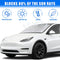 Sunshade Designed for Tesla Model Y Exclusively, Front Windshield, Double Layer Light Blocking Fabric, Foldable Sun Shade with a Storage Bag, Accessories for Tesla Model Y (for Model Y)