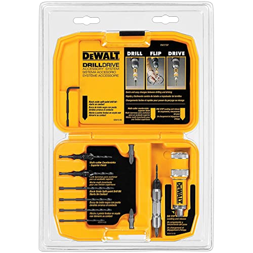 DEWALT Screwdriver Bit Set/Drill Bit Set, Flip Drive, 12-Piece (DW2735P)