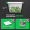 VIVOSUN S558 5x5 Grow Tent, 60"x60"x80" High Reflective Mylar with Observation Window and Floor Tray for Hydroponics Indoor Plant for VSF6450