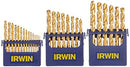 IRWIN Titanium-Nitride Coated Metal Index Drill Bit Set with Case, 29-Piece, 3018003