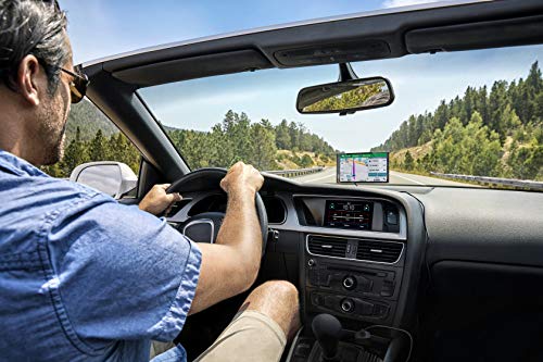 Garmin DriveSmart 55 MT-S 5.5 Inch Sat Nav with Edge to Edge Display, Map Updates for UK, Ireland and Full Europe, Live Traffic, Bluetooth Hands-Free Calling, Voice Commands and Smart Features