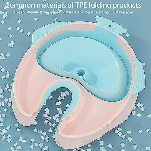 Portable Foldable Shampoo Basin, Self-Service Hair Washing Basin for Elderly, Pregnant Women, Patient, Disabled People