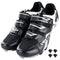 Venzo Mountain MTB Bike Bicycle Men’s Cycling Shoes with Multi-Function Clipless Pedals & Cleats - Compatible with Shimano SPD & Crankbrother System - Size 50