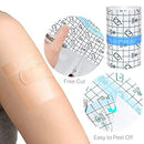 Waterproof Transparent Bandage, 7cm x 10m Disposable Film Wound Dressing Cuttable Elastic Self-Adhesive Bandaid Stretch Adhesive Dressing Tapes, Wound