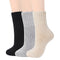 Zando Cozy Socks Warm Socks Wool Socks for Women Cute Socks for Women Boot Crew Socks Long Thick Socks Women's Socks, F Black & Beige & Light Grey, One size