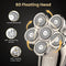 Electric Razor for Bald Men, Bald Head Shavers for Men 5-in-1 Multifunctional 6D Electric Head Shaver Waterproof Recharageable Rotary Shaver Grooming Kit