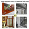 BKSAI Magnetic Fixings for Magnetic Fly Screens Replace Fly Screen Mesh Tape for Window Mosquito Net Fly Inside und Outward Opening Window Magnetic Clips DIY