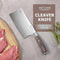 PAUDIN Cleaver Knife, Ultra Sharp Meat Cleaver 7 Inch, High Carbon Stainless Steel Butcher Knife with Wooden Handle, Chinese Cleaver for Meat Cutting Vegetable Slicing
