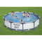 Bestway 56417 Steel Pro Above Ground, 12ft x 30 Inch | Frame Swimming Pool with Filter Pump