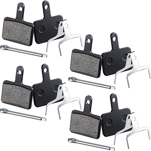 Zonon 4 Pairs Bike Brake Pads for TRP Tektro Shimano Deore Br-M575 M525 M515 T615 T675 M505 M495 M486 M485 M475 M465 M447 M446 M445 M416 M415 M395 M375 M315 M355 C601 C501s