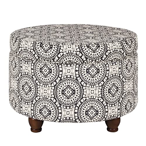 Kinfine Medallion Storage Ottoman