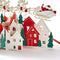 Hallmark Signature Paper Wonder Pop Up Christmas Card (Santa and His Reindeer)
