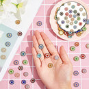 Flower Rhinestones Buttons, 50 Pcs Mixed Colour Self-Adhesive Flower Shape Crystal Buttons for DIY Art Craft, Jewelry Making, Clothes Button