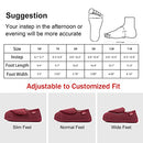 LongBay Women's Furry Memory Foam Diabetic Slippers Comfy Cozy Arthritis Edema House Shoes