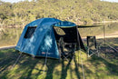 Coleman Swagger Aluminium Sling Chair | Outdoor Camping Chair, Lightweight Aluminium Design, Compactly Folds for Easy Transport, with Shoulder Strap Black/Green