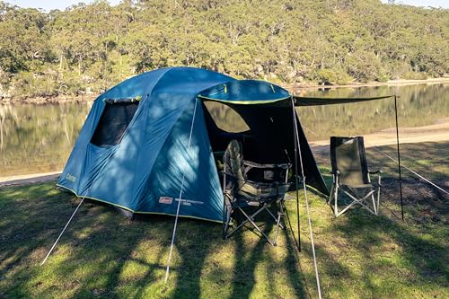 Coleman Swagger Aluminium Sling Chair | Outdoor Camping Chair, Lightweight Aluminium Design, Compactly Folds for Easy Transport, with Shoulder Strap Black/Green