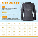 Speedo Women's UPF 50+ Rash Guard Long Sleeve SwimShirt, Water Beach Surf Swim Shirts, UV/Sun Protection Swimwear - XXS Grey