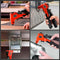 HAUTMEC Pop Rivet Gun,4 in 1 Hand Riveter with 4 Tool-Free Interchangeable Rivet Heads HT0087-HR