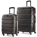 Samsonite Omni PC Hardside Expandable Luggage with Spinner Wheels, Black, 2-Piece Set (20/28), Black, One Size, Spinner