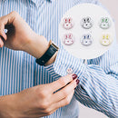 Colorful Resin Buttons for Baby Kids Cardigans Knitting Sewing Button,80pcs 12mm Round Sewing Buttons Plastic Cute Rabbit Crafting Buttons for Art Craft Child Clothing Sewing Painting DIY Decor