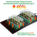 Seedling Heat Mat, Durable Waterproof Seed Germination Heating Mat, Warm Hydroponic Heating Pad 52 x 25cm Australian Plug