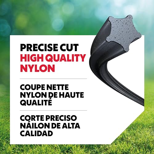 Oregon Nylium Star Shaped Strimmer Line Wire for Grass Trimmers and Brushcutters, Five Cutting Edges for Clean Finish, Professional Grade Heavy Duty Nylon, Fits Petrol Strimmers, 3.3mm-200m (‎106361E)