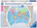 Ravensburger - Political World Map Puzzle 1000 Pieces