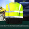Zhanmai 6 Pack High Visibility Shirts Class 3 Reflective Safety Hi Vis Shirt Long Sleeve Wicking Safety Shirt with Pocket, Yellow, X-Large