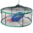 ZENFUN Set of 6 Crab Trap Bait Bags with Locker, Crab Crawfish Trap, Minnow Traps, Fishing Mesh Bait Traps Fishing Accessories Trap for Shrimp Fish Lobster(Blue), Z-TrapBaitBags-B-6pcs
