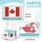 244PCS Countries of The World Flags Flash Cards Country Continent Capitals Population Country Flag Geography Educational Cards Game Gift for Kids Family & Adults All Countries Flags of The World Cards