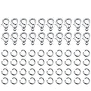 10 Meters Stainless Steel Jewerly Chain,EFGTEK 2.0 mm Small Jewelry Making DIY Chains with 20 Lobster Claps and 28 Pcs Jump Ring ( Silver Color)