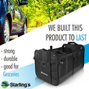 Starling's Car Trunk Organizer - Car Boot Storage Bag, Durable Storage SUV Cargo Organiser Adjustable, Tidy Organization (Black)