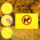 10 PACK 17x 13 Inches Yellow Blank Yard Signs - Waterproof Corrugated Plastic Signs, Blank Yard Signs with Stakes for Gardens, Parks, Warnings, Fairs, Commercials, Garage Sale Signs, Advertising