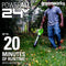 Greenworks 24V (90 MPH / 320 CFM / 125+ Compatible Tools) Cordless Axial Leaf Blower, Tool Only