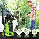 ADVWIN Electric Pressure Washer (Green-3900PSI) LCD 3 Modes Touch Control | Speed Adjustable