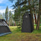 Wakeman Portable Pop Up Pod- Instant Privacy, Shower & Changing Tent- Collapsible Outdoor Shelter for Camping, Beach & Rain with Carry Bag by Outdoors, Black