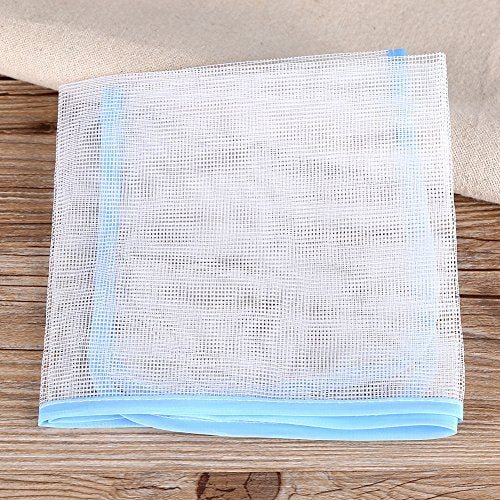 Pack of 2 Protective Ironing Scorch-Saving Mesh Pressing Pad Mesh Cloth High Temperature Anti Skid Anti Scalding Ironing Heat Insulation Pad Household (35 * 50CM)